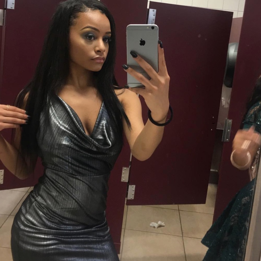 Metallic dress